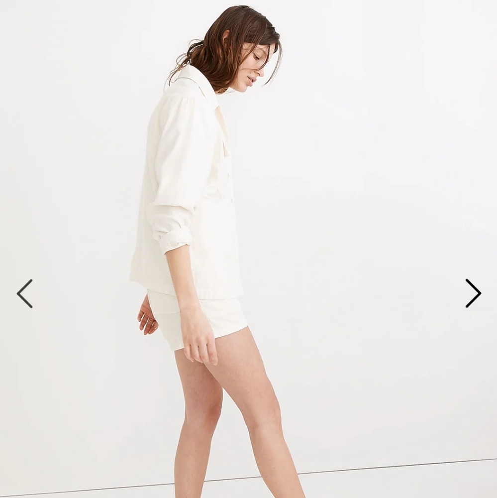 Madewell Drakefield Shirt-Jacket in Ecru - Picture 8 of 10